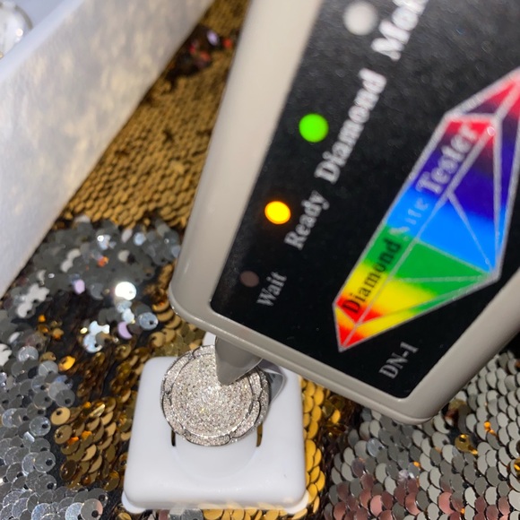 Real diamond ring for men, NOT CZ, NOT FAKE, FREE Posh verification, Huge Sale! - Picture 3 of 6